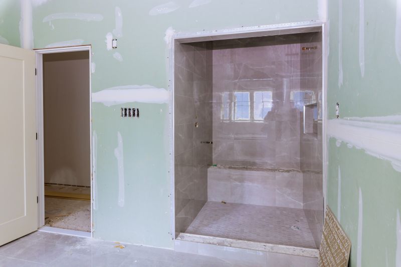 Modern Bathroom with Textured Tiles